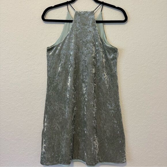 Design Lab Lord & Taylor Sage Mini Dress Size Medium - Picture 3 of 8